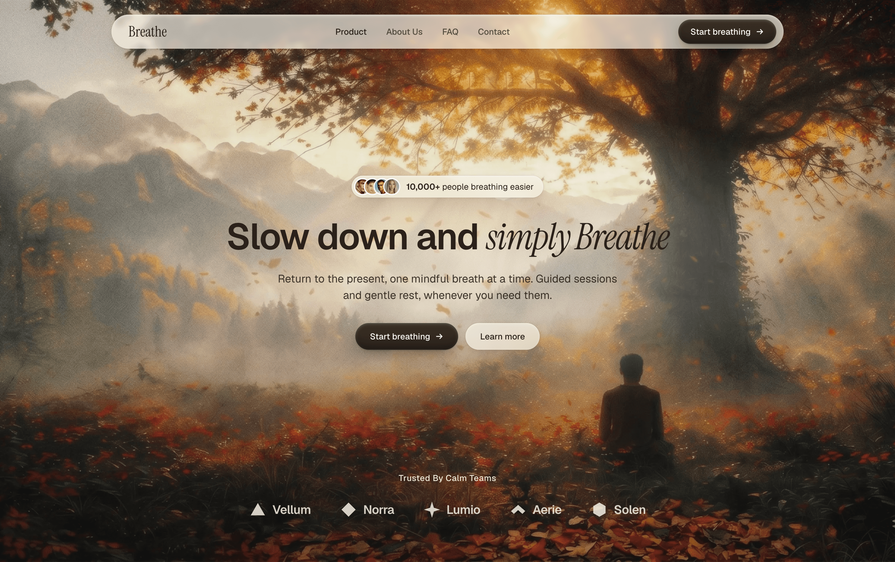 Breathe product preview