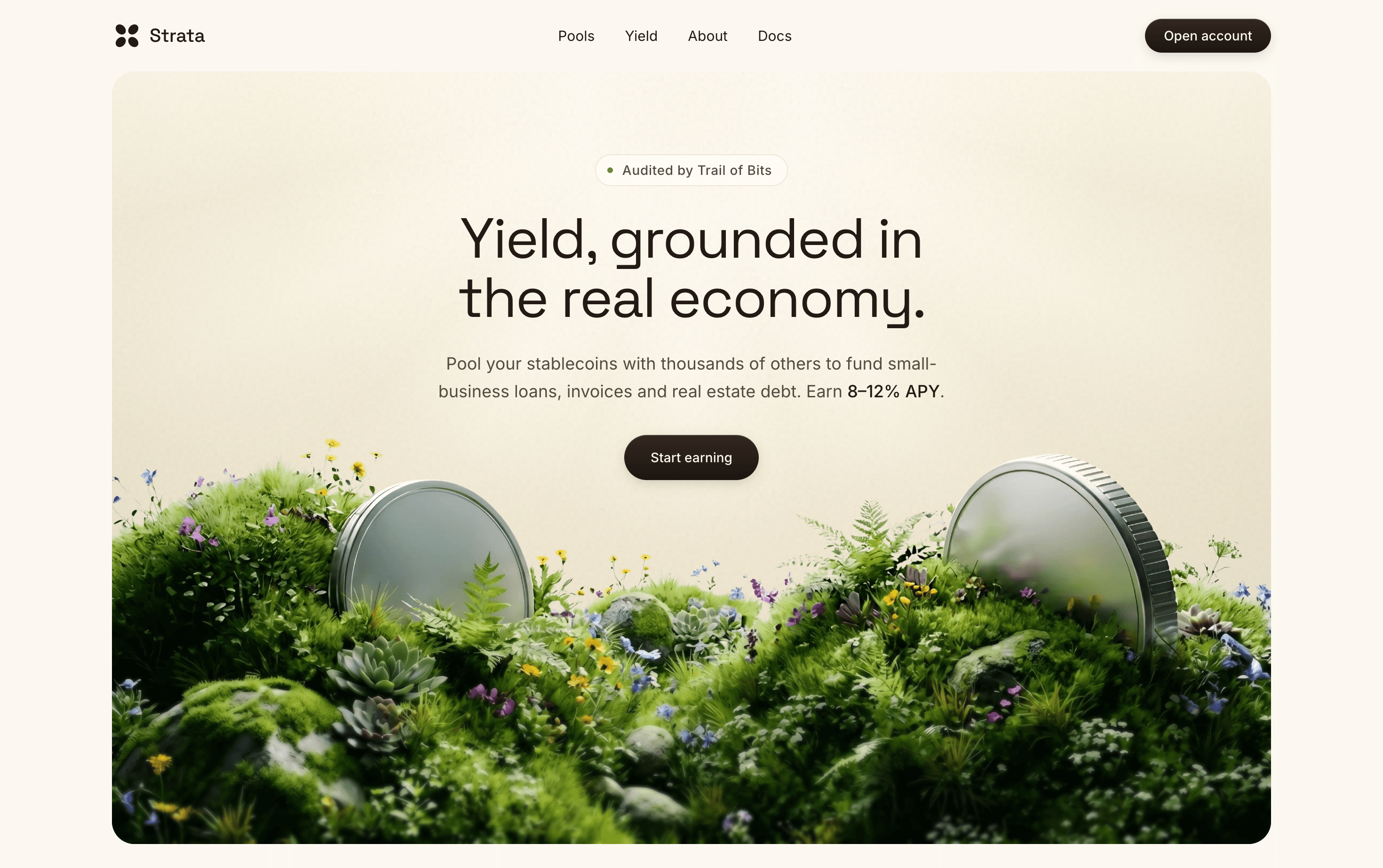 Strata landing page